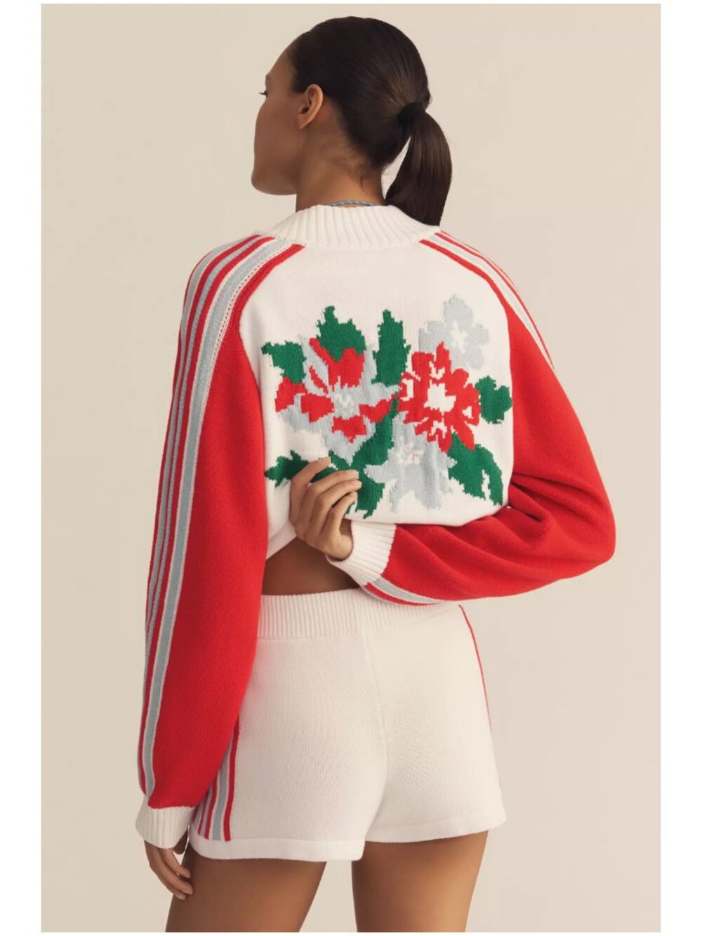 ANTHROPOLOGIE | 100% Cotton Sports Club Jacquard Jacket | NWT - Picture 3 of 6